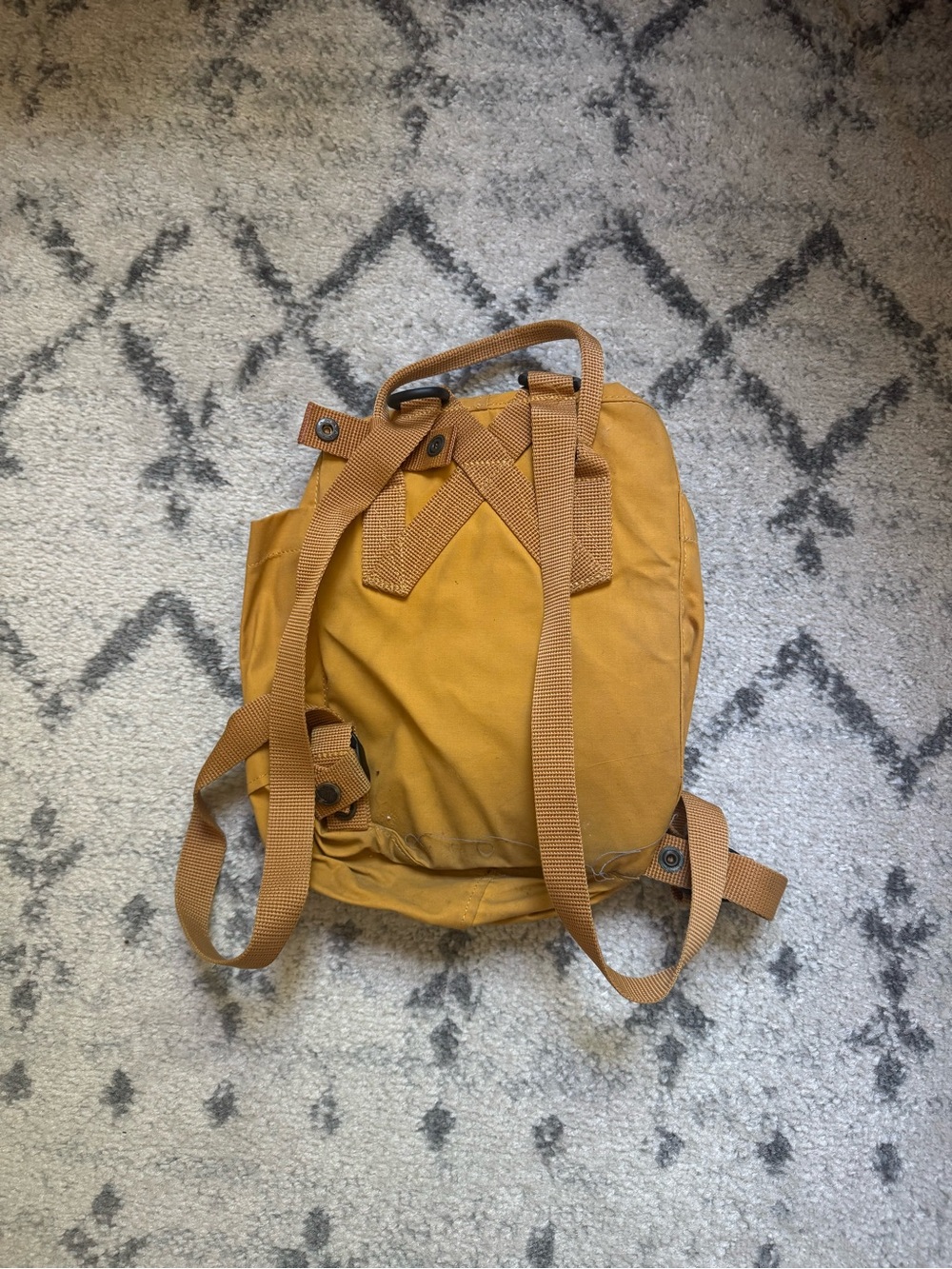 Fjallraven Kånken Mini Backpack - Mustard Yellow - Picture 2 of 3